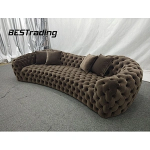 Luxury living room fabric sofa sets