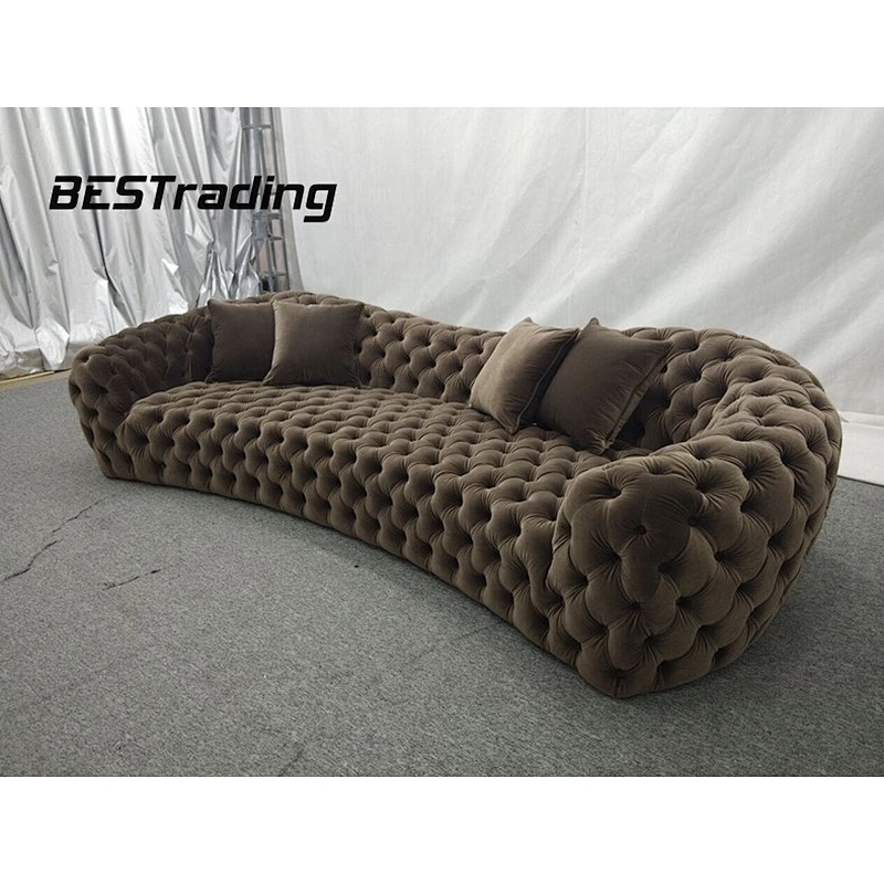 Luxury living room fabric sofa sets