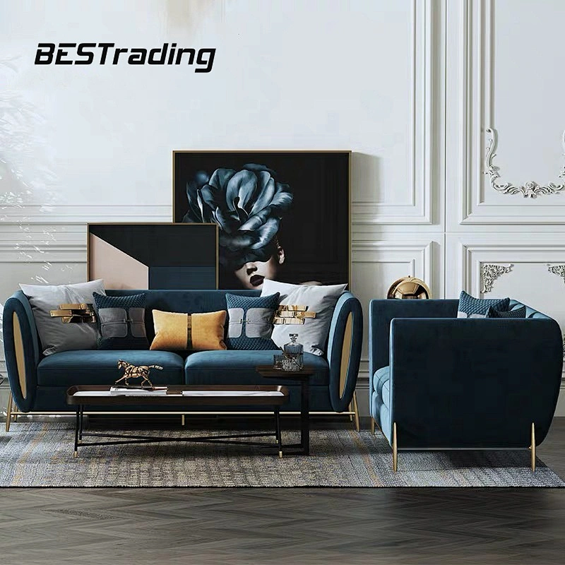 Tuxedo velvet sofa