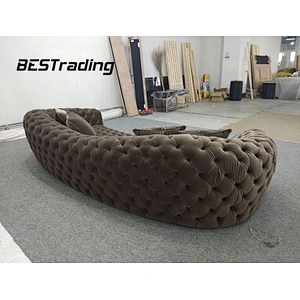 Luxury living room fabric sofa sets