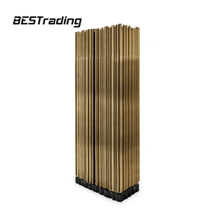 Italian Luxury Living Room Sideboard Brass Metal Legs Rosewood Veneer Sideboard Modern Tall Cabinet