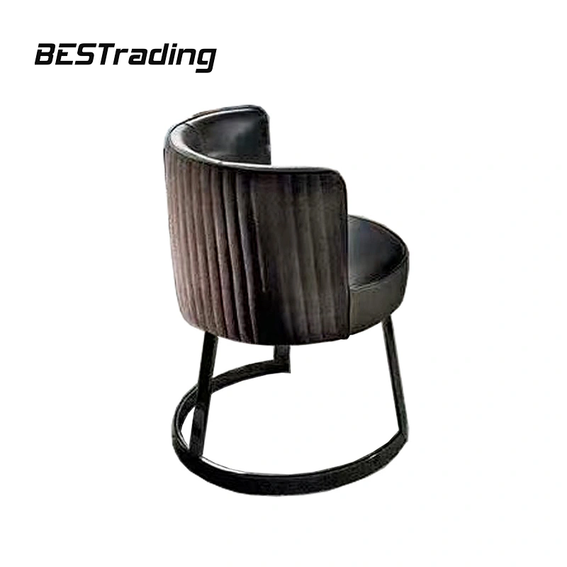 Italian Luxury High End Dining Room Furniture Modern Arm Chair Leather Dining Chair