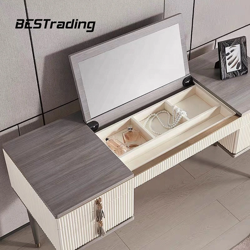 Modern mirrored wardrobe dressing table designs
