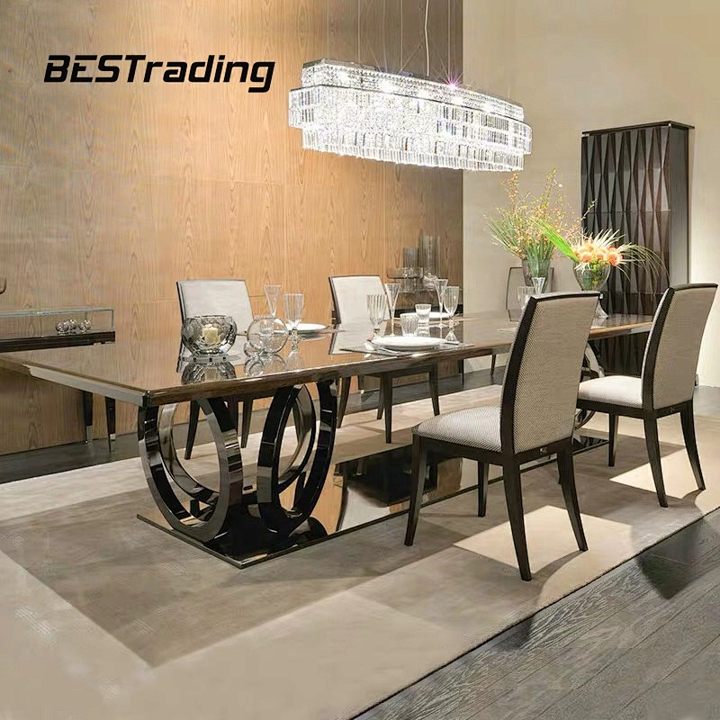 Furniture wooden dining table set