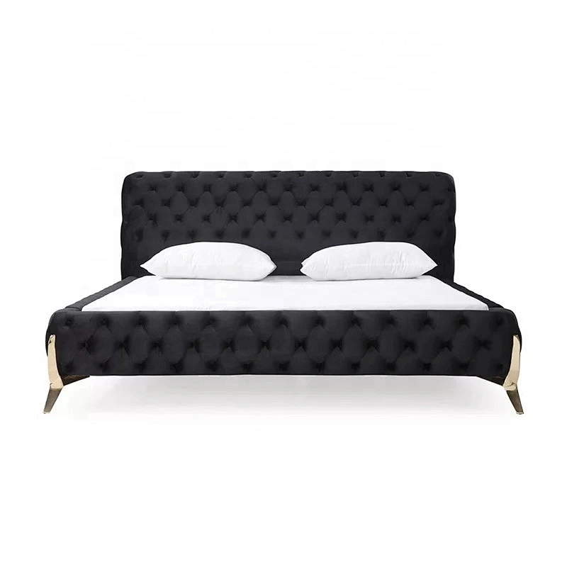 Hot sale luxury italian bedroom furniture pictures of wood double bed