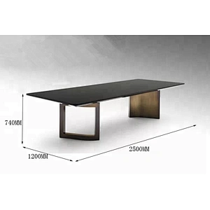 Modern wooden dining table and chairs dining room furniture made in china