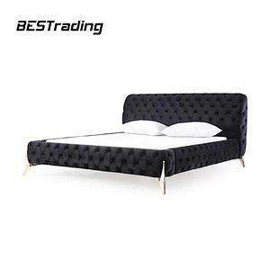 Hot sale luxury italian bedroom furniture pictures of wood double bed