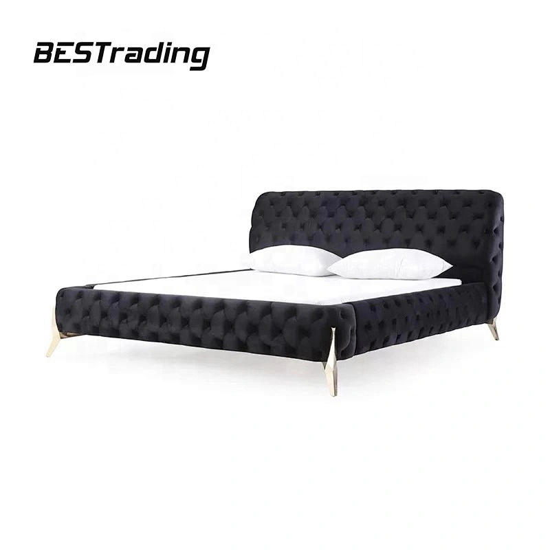 Hot sale luxury italian bedroom furniture pictures of wood double bed