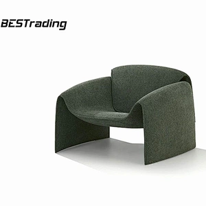 2021 New Italy design leather chair customized leisure chair living room chairs