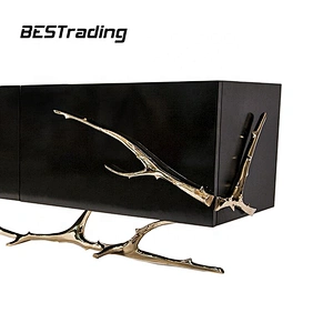 Furniture living room wood tv stand tv floor stand