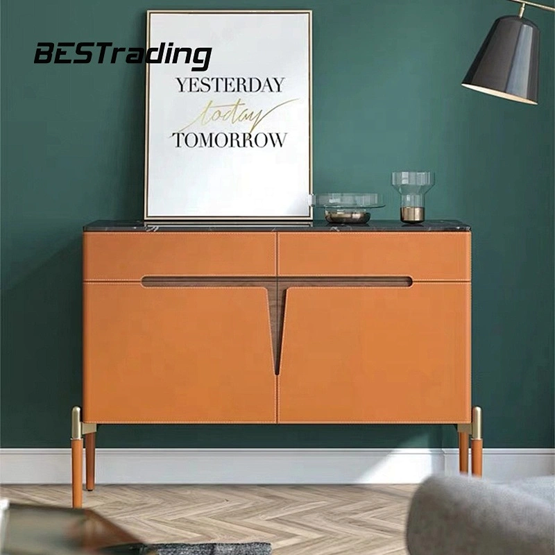 Living room furniture side table sideboard cabinet design