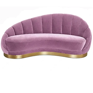 Velvet fabric sofa italy sofa for livingroom