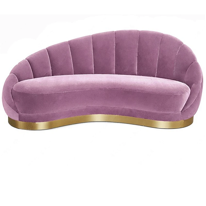Velvet fabric sofa italy sofa for livingroom
