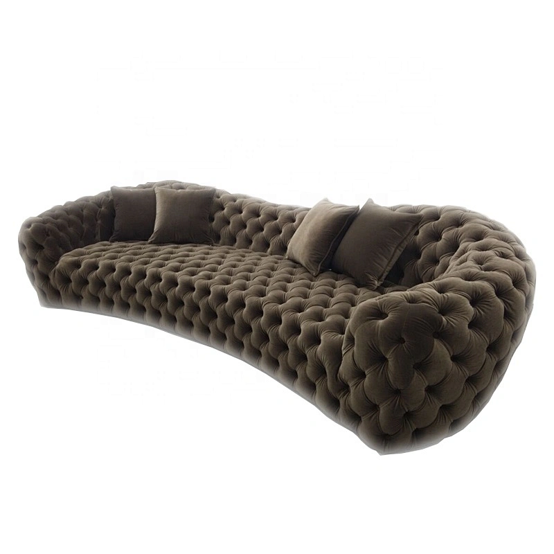 Luxury living room fabric sofa sets