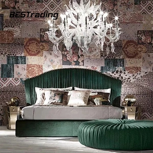 Luxury royal wooden super king size bed