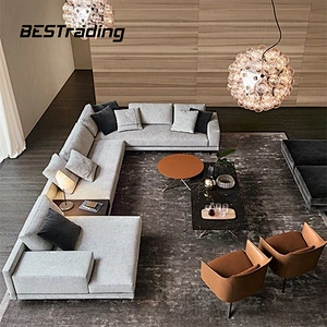 Luxury furniture L shape sofa