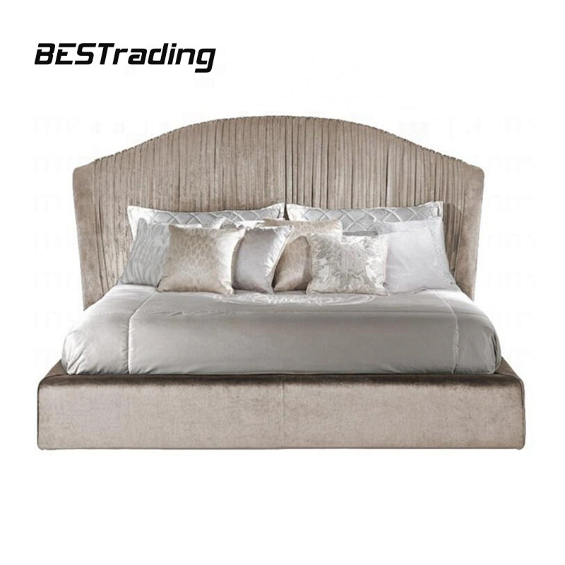 Luxury royal wooden super king size bed