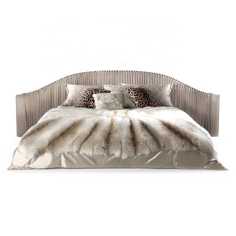Luxury royal wooden super king size bed