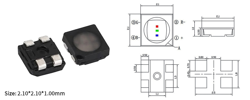 SMD RGB LED for Display Screen