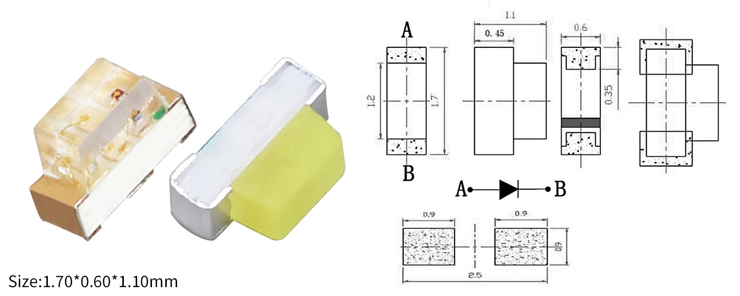 1706 side view led