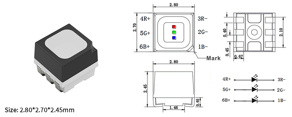 SMD RGB LED for Display Screen