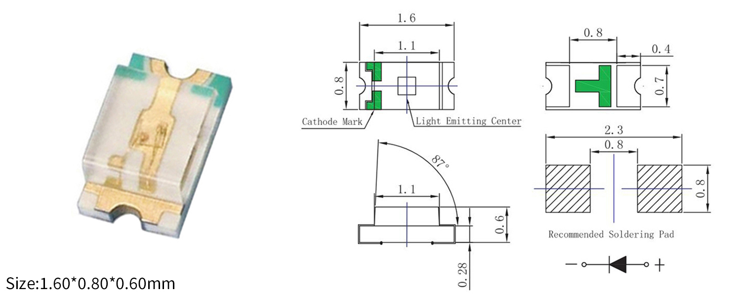 0603 smd led