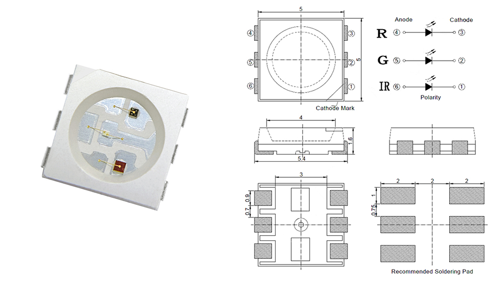 SMD 5050 IR LED