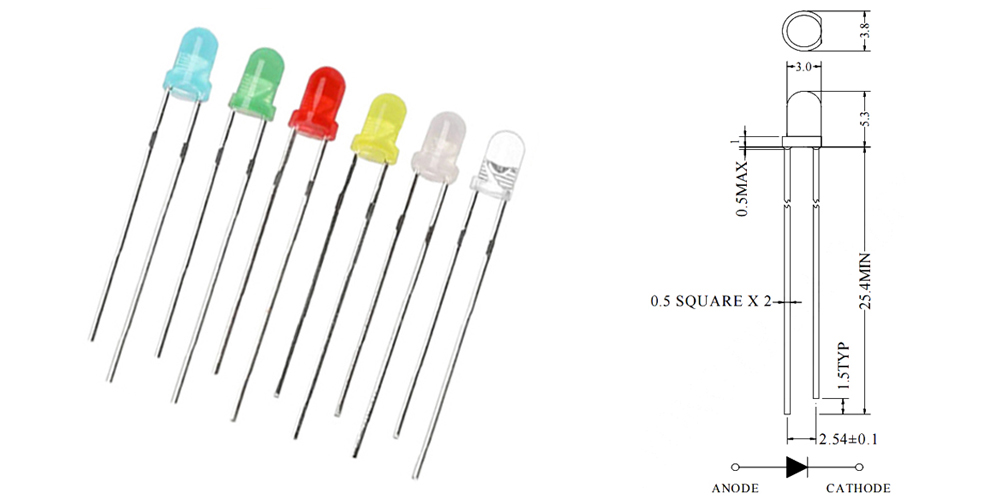 3mm led diode