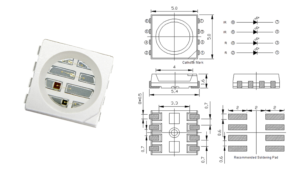 SMD 5050 IR LED