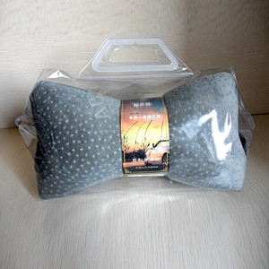 Comfort suede car seat head cover memory foam travel neck pillow