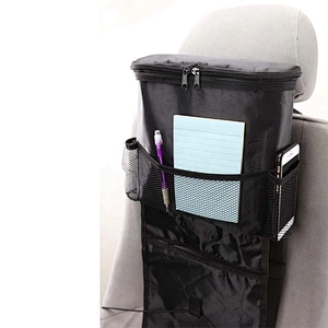Car seat back thermal cooling thermal travel storage organizer