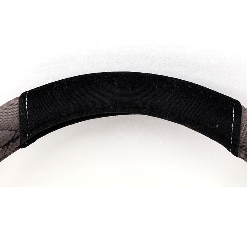 Quilting Seam High Quality New design fashion universal  Car Accessories  polyester suede Steering Wheel Cover