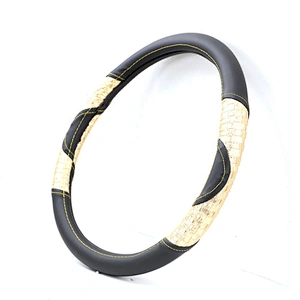 New design fashion universal  Car Accessories  PVC  PU Steering Wheel Cover