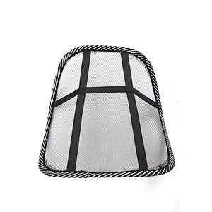 Popular Mesh Car Seat Back Lumbar Support for Car Seats Cushion Cool Black