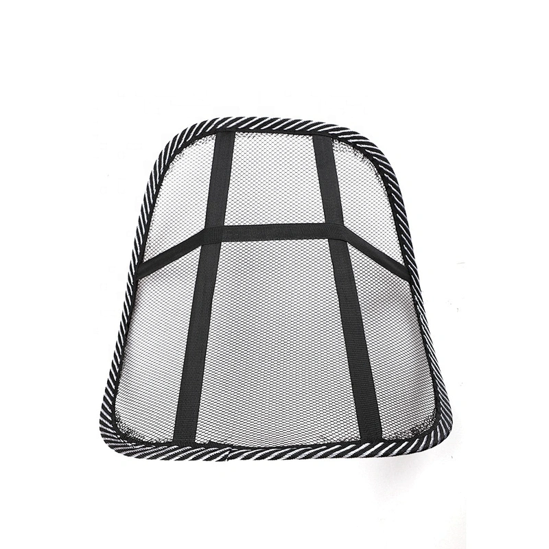 Popular Mesh Car Seat Back Lumbar Support for Car Seats Cushion Cool Black