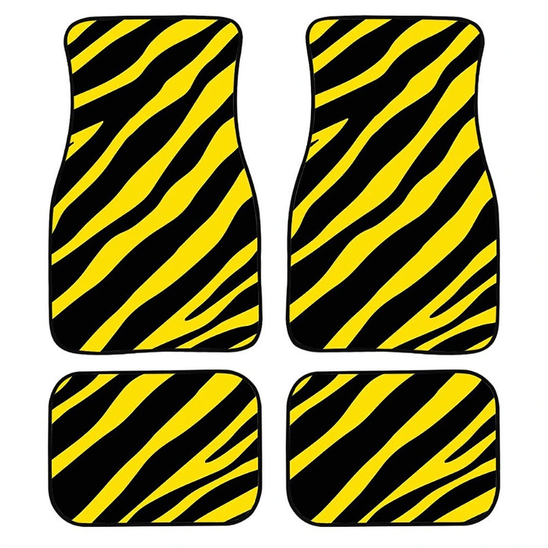waterproof printing colorful car mat 4 pcs/set pretty decorative car mats