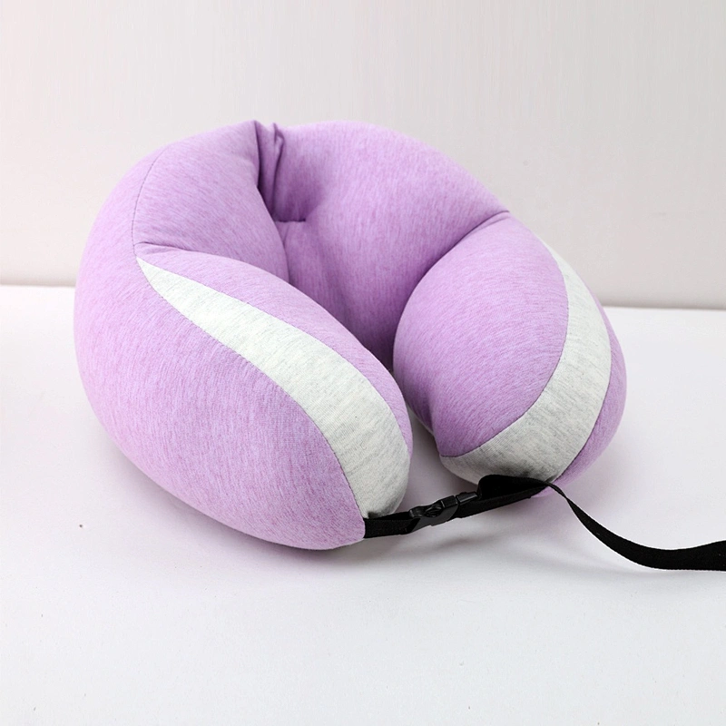 U Shape Pillow Foam Particle Printed Neck Support Travel Pillow