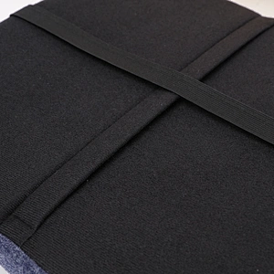 New Design Navy Interlock Cloth Memory Foam Lumbar support back Cushion for Car