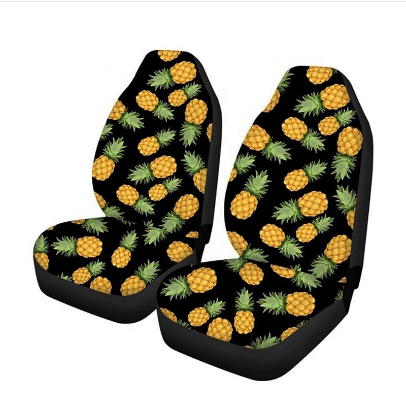 Printing universal polyester printed auto car seat cover front seats 2pcs/set