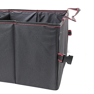 Foldable trunk organizer for car multi pocket organizer
