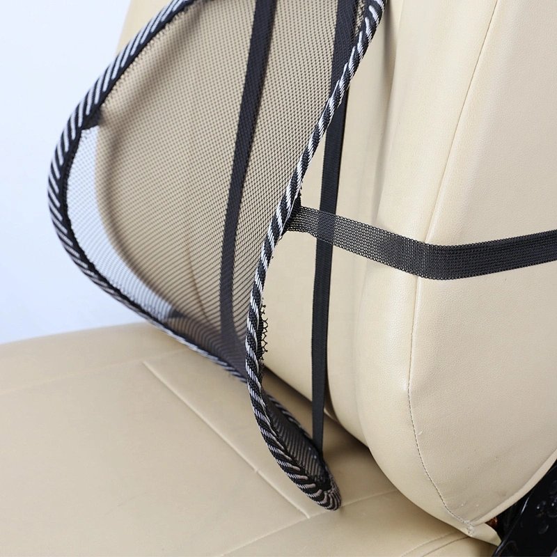 Popular Mesh Car Seat Back Lumbar Support for Car Seats Cushion Cool Black