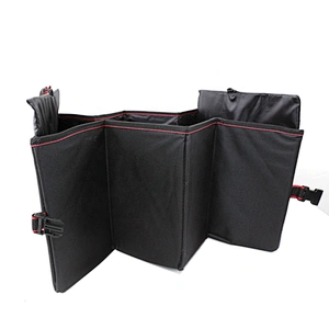 Foldable trunk organizer for car multi pocket organizer