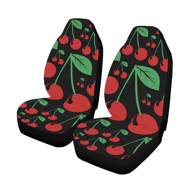 Printing universal polyester printed auto car seat cover front seats 2pcs/set