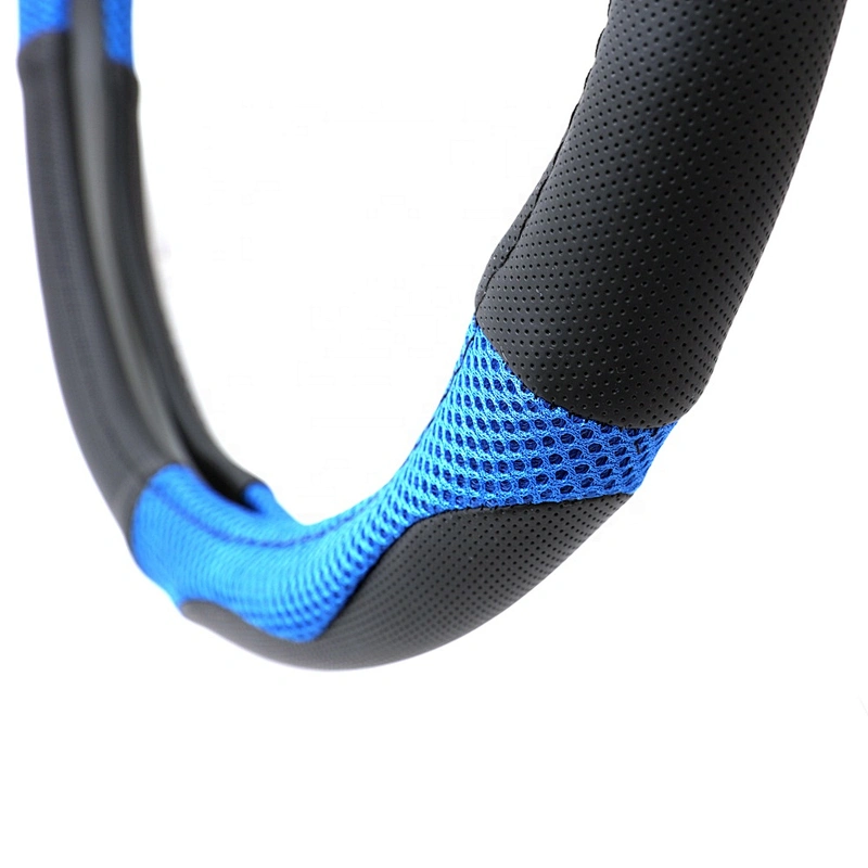 New design fashion universal  Car Accessories PVC PU Mesh Steering Wheel Cover
