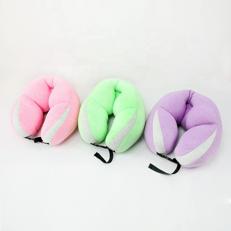 U Shape Pillow Foam Particle Printed Neck Support Travel Pillow