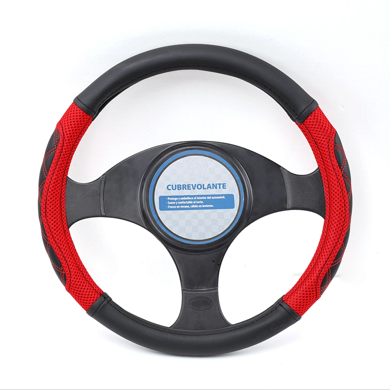 Universal Car Accessories Interior Decorative PVC  Steering Wheel Cover