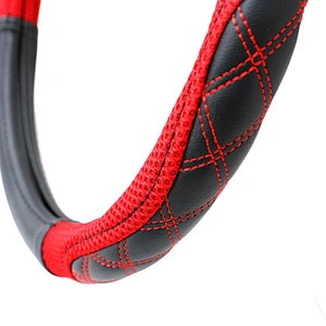 Universal Car Accessories Interior Decorative PVC  Steering Wheel Cover