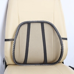 Popular Mesh Car Seat Back Lumbar Support for Car Seats Cushion Cool Black