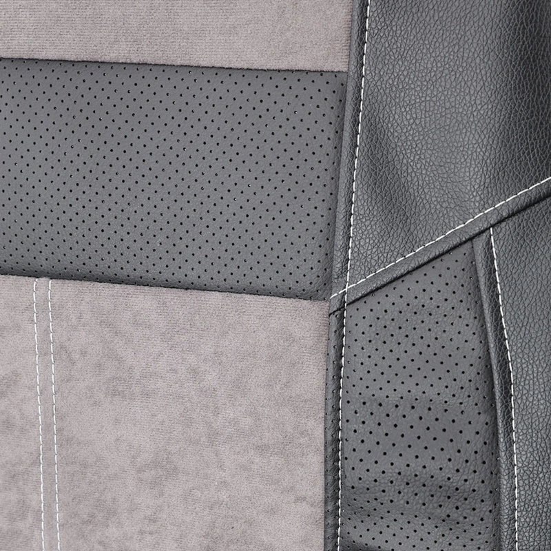 High Quality Luxury Designer PVC PU leather + suede auto seat cover