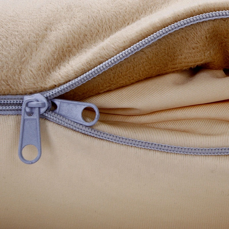 Luxury suede memory foam neck rest u shape neck pillow for travel